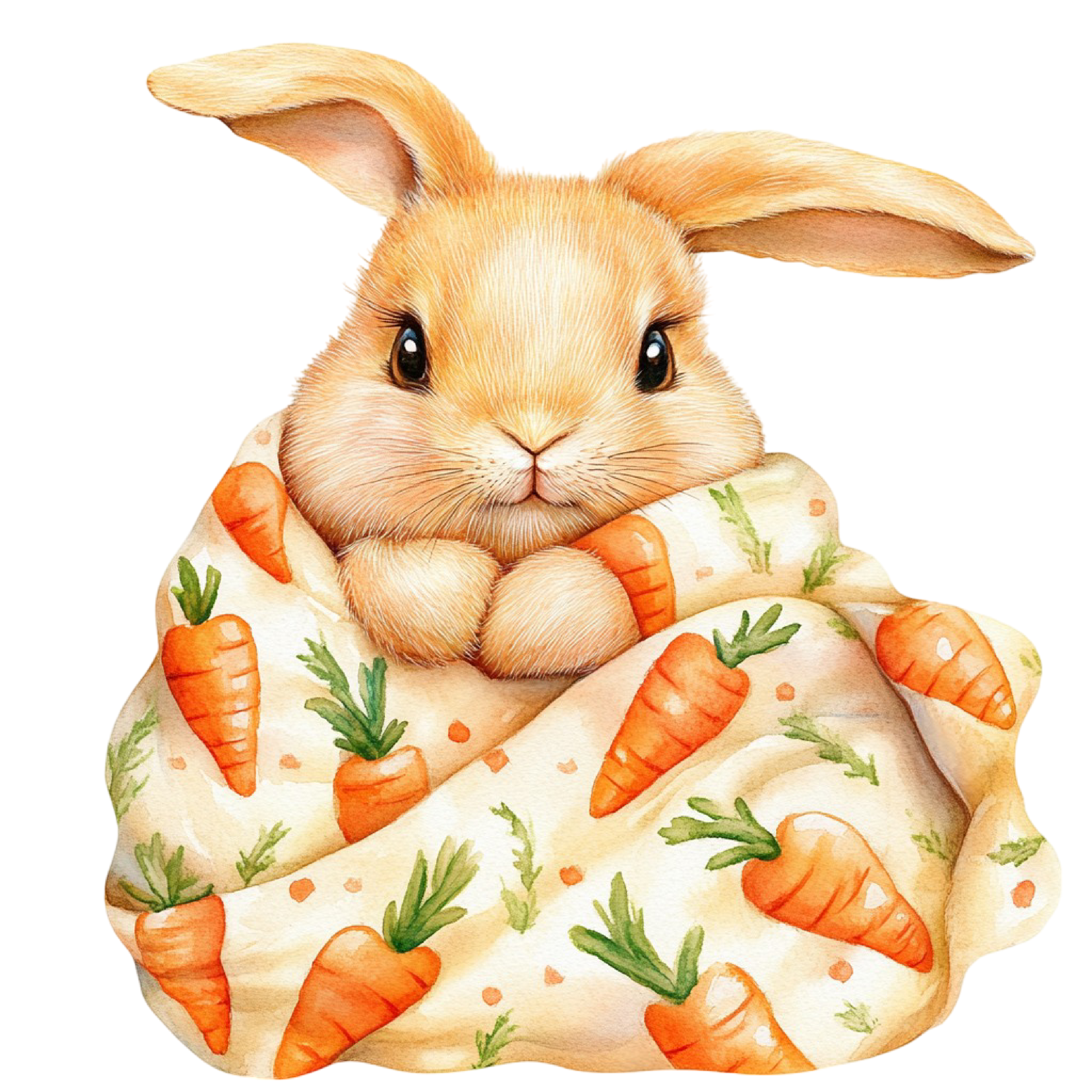 Easter Bunny Magnet Set – 9 Cute 2x2 Spring Fridge Magnets