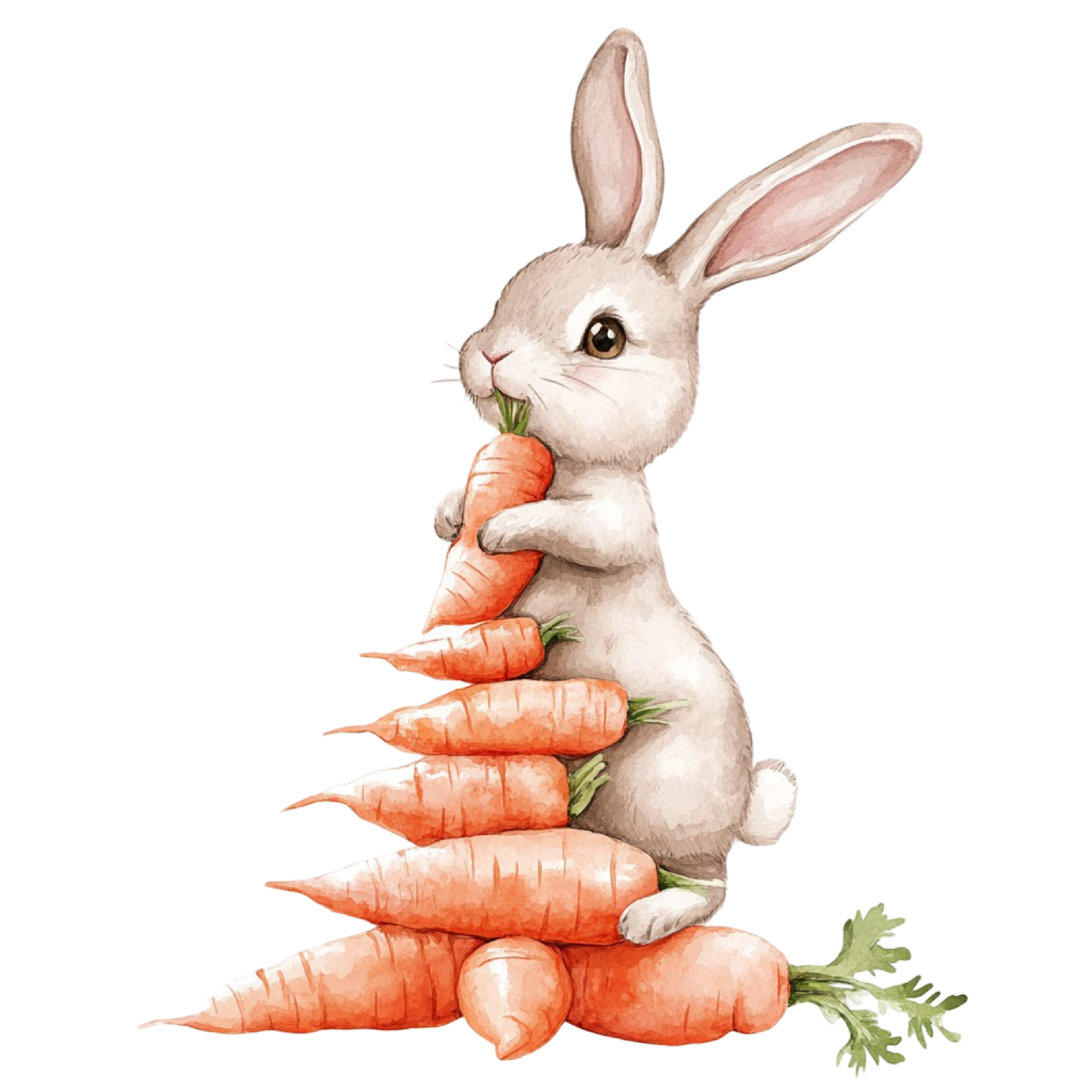 Easter Bunny Magnet Set – 9 Cute 2x2 Spring Fridge Magnets